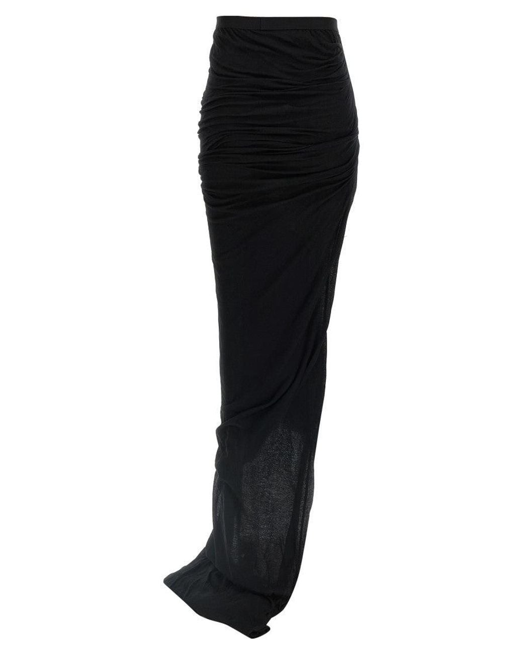 Rick Owens Black 'Edfu' Skirt