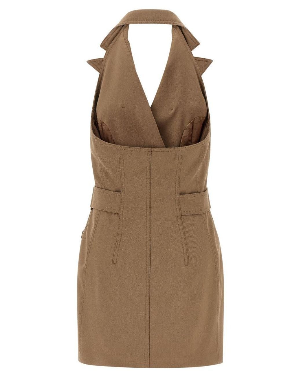 Elisabetta Franchi Natural Vest Dress