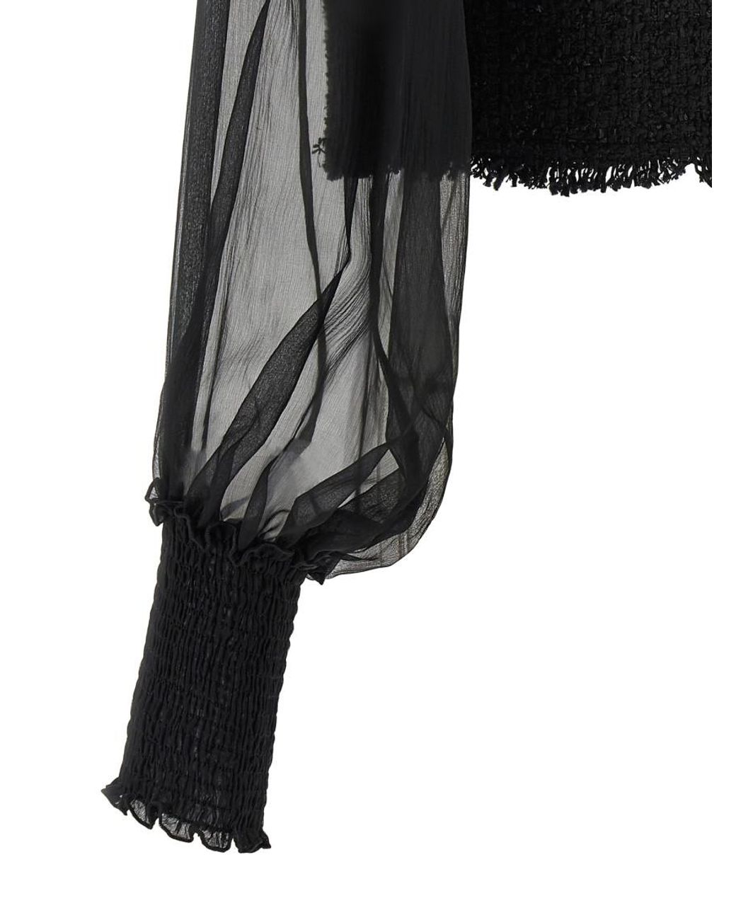 Balmain Black Notched Lapel Blazer