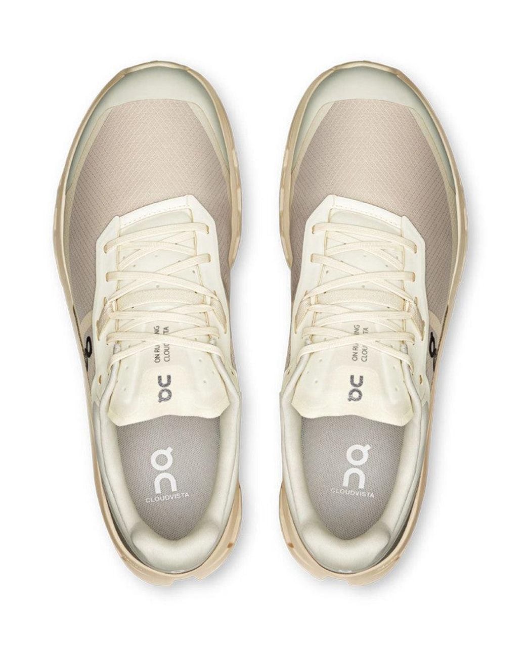 On Shoes White Color Block Sneakers for men