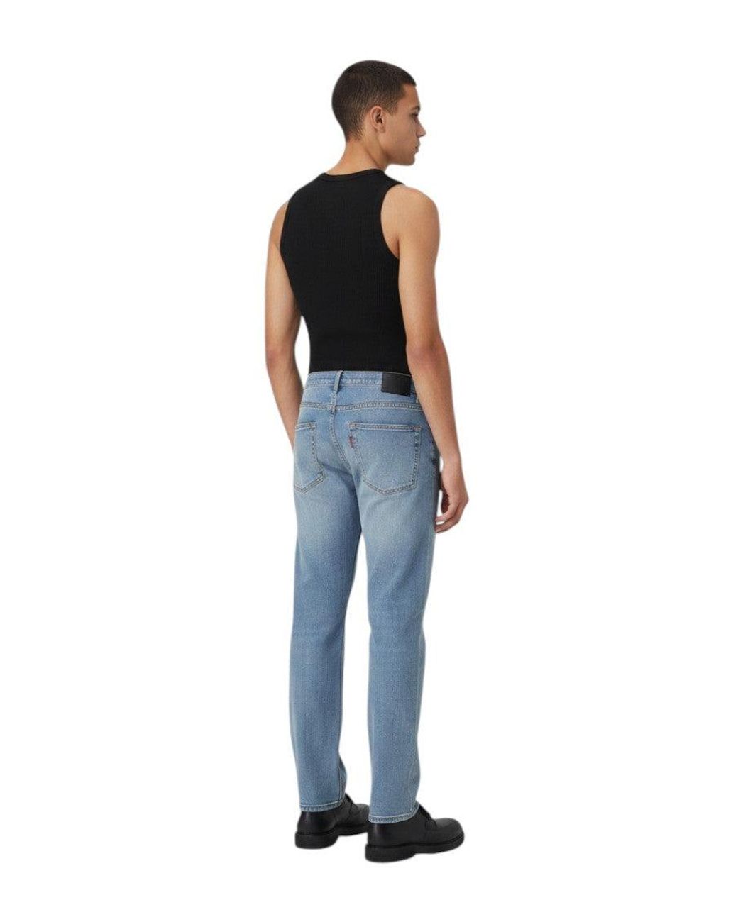 Emporio Armani Blue Regular Mid Rise Jeans for men
