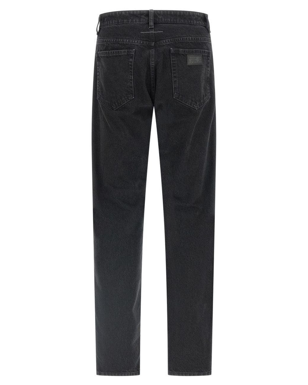MM6 by Maison Margiela Black Denim Jeans for men