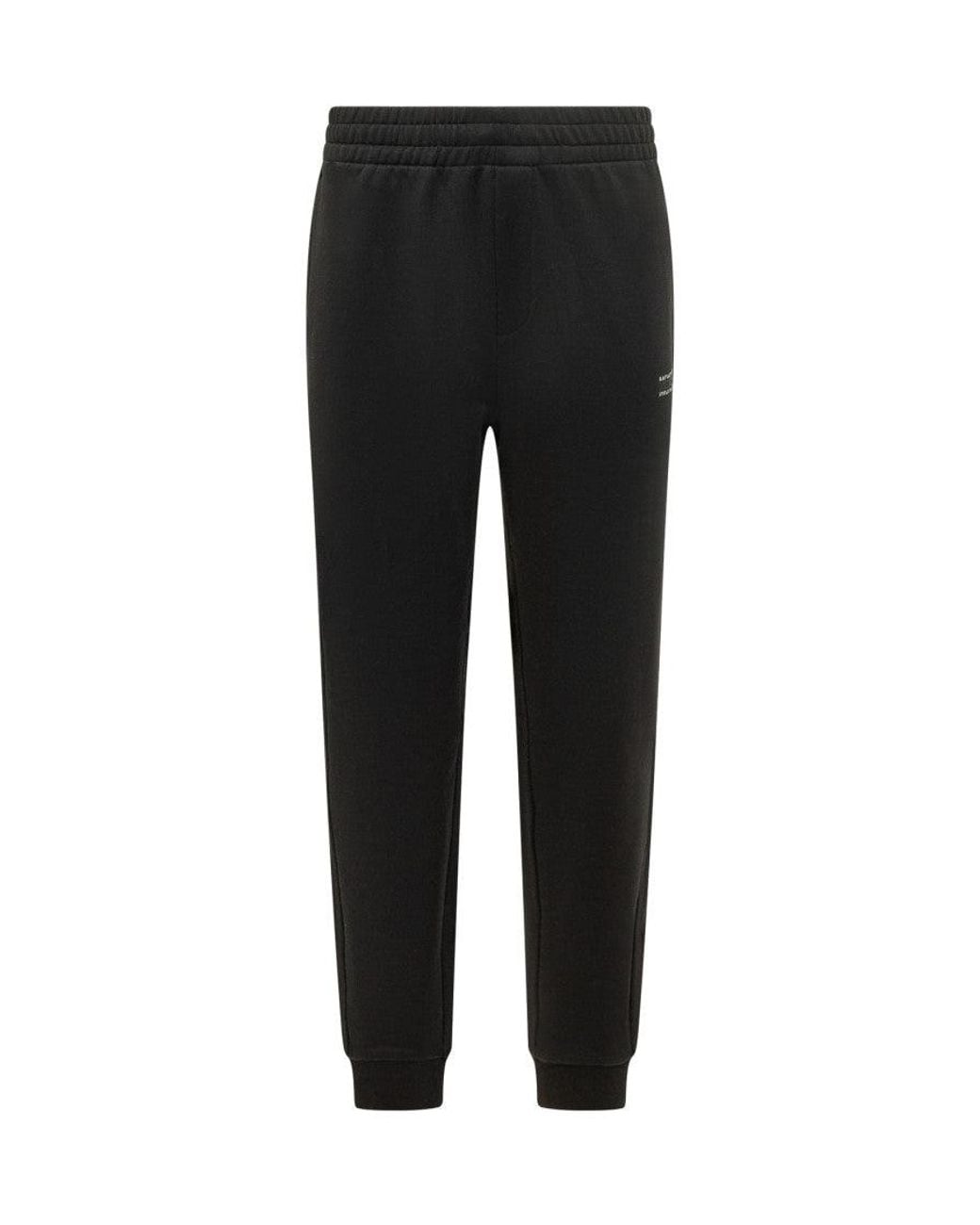 Moncler Black Regular Joggers Pants for men