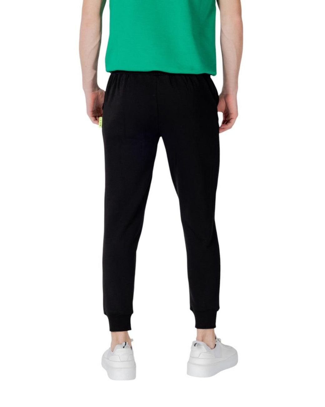 ICON DENIM Black Regular Joggers for men