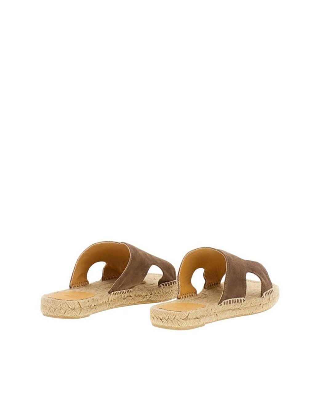 Castaner Brown Slip-On Sandals