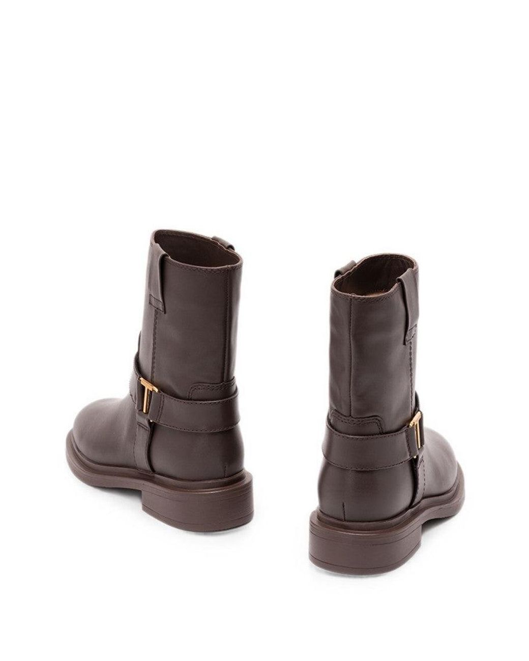 Twinset Brown Leather Boots