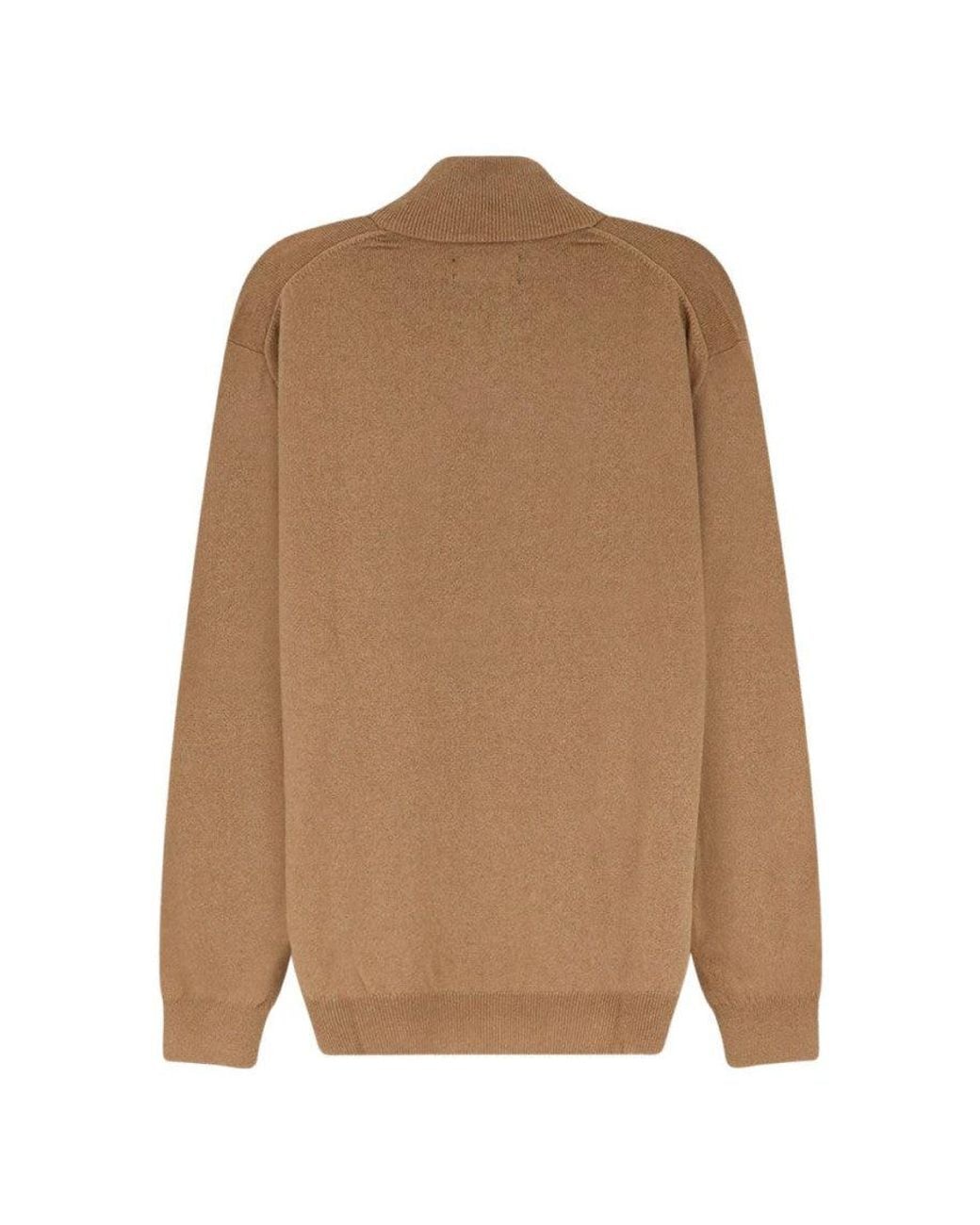 Polo Ralph Lauren Brown Quarter-Zip Sweater for men