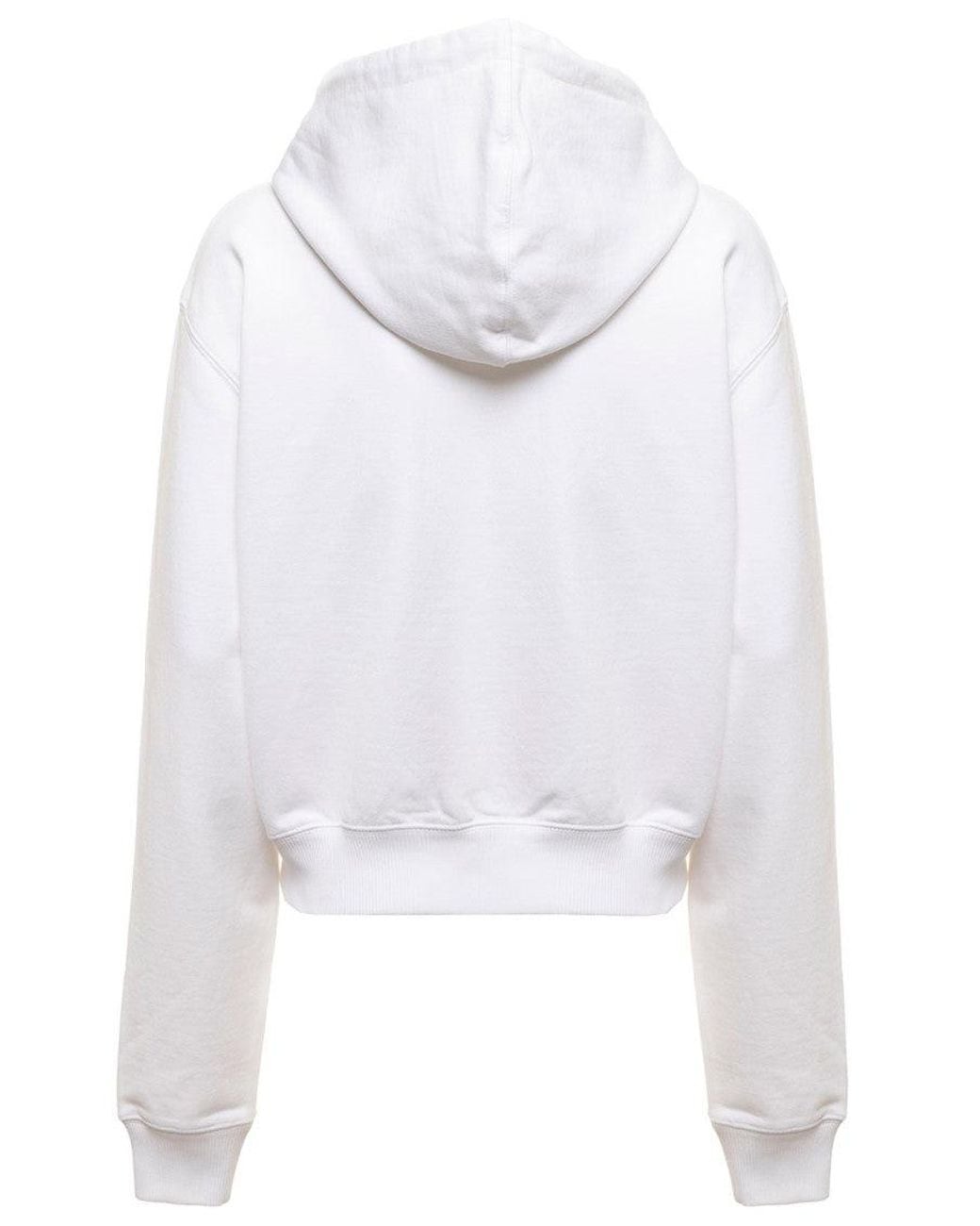 Off-White c/o Virgil Abloh White Logo Hood Sweatshirt