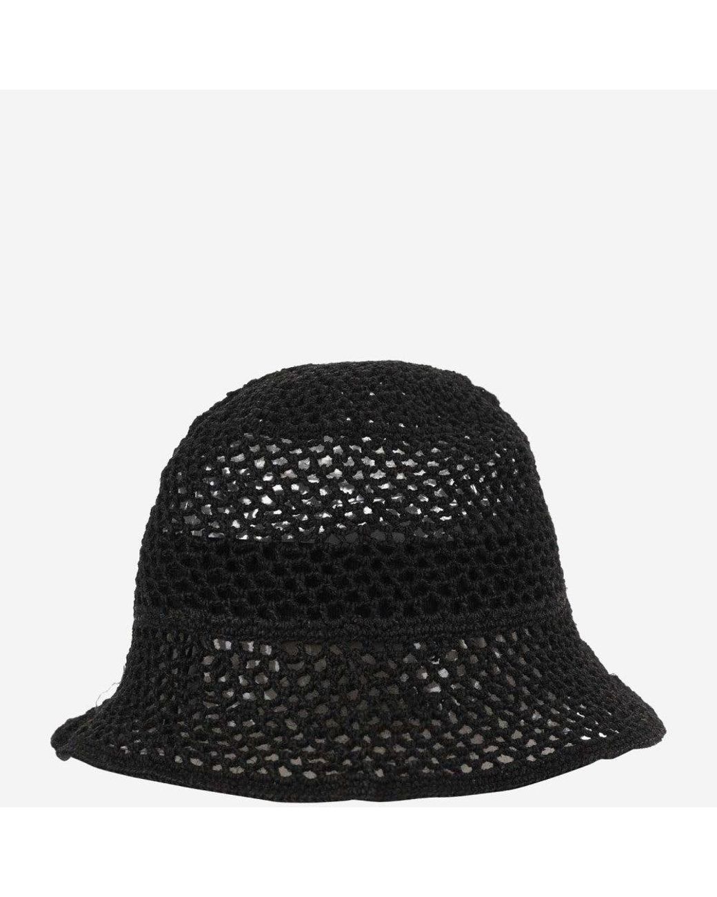 Reinhard Plank Black Mesh Bucket Hat