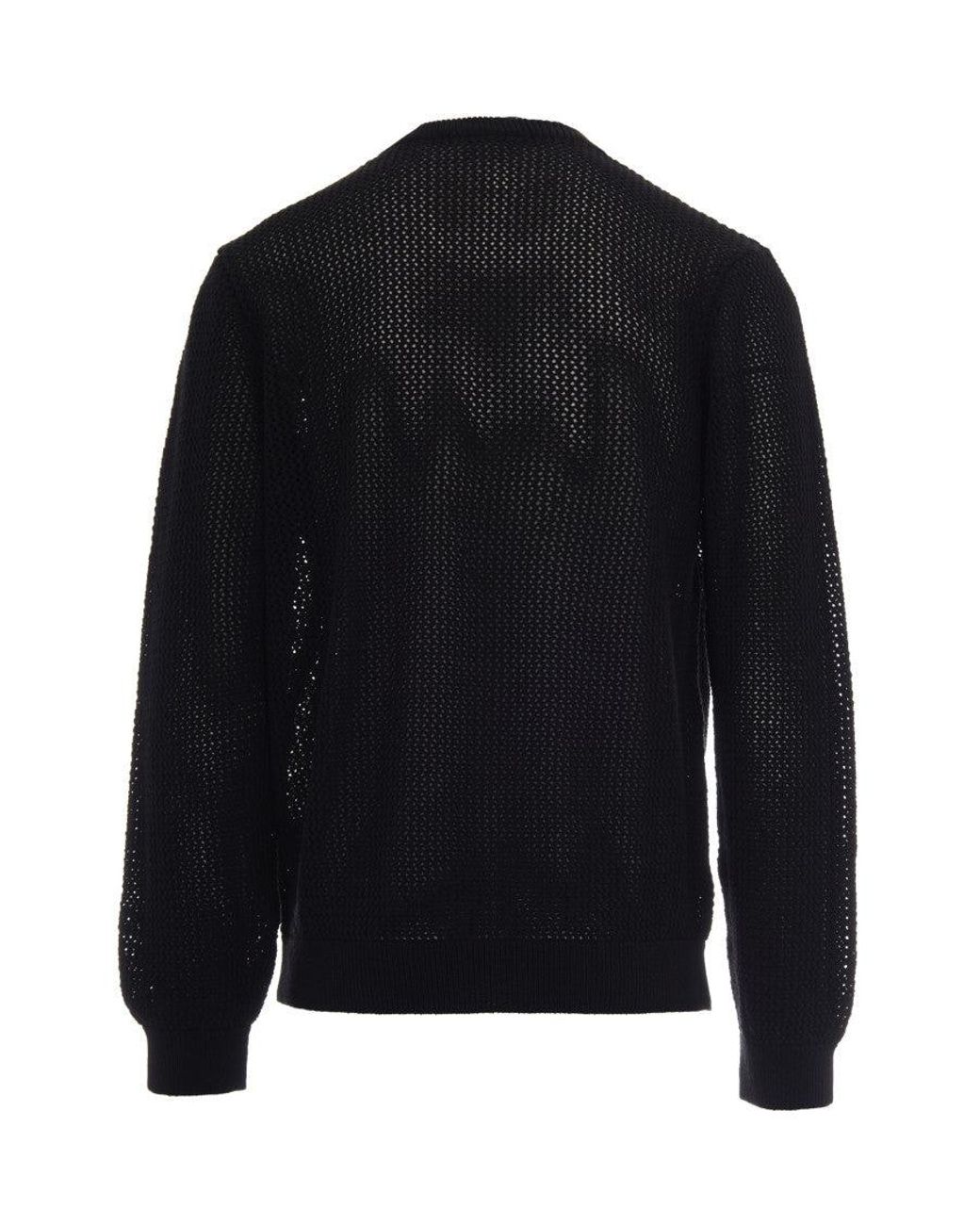 Carhartt Black Knitted Crew Neck Sweater for men