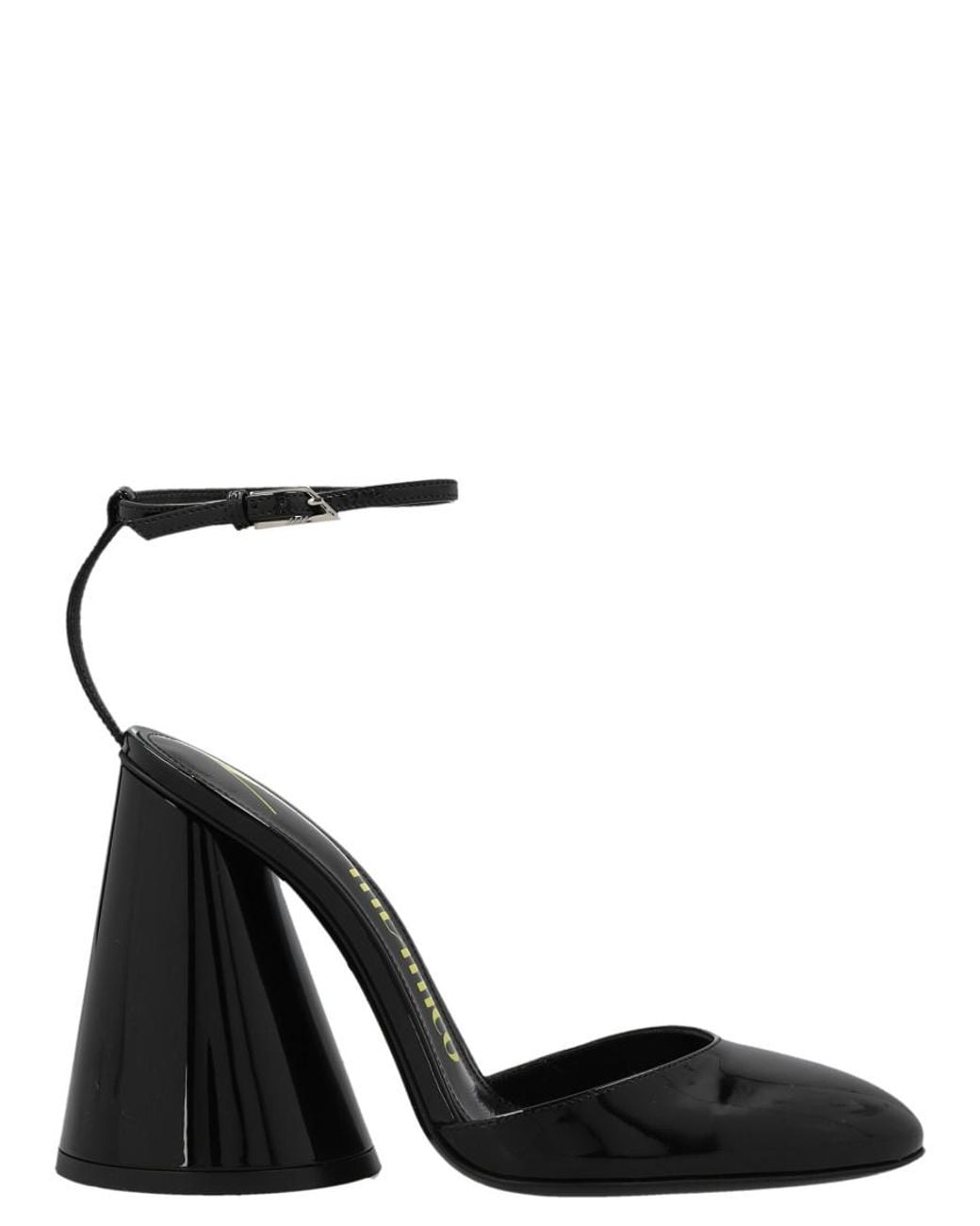 The Attico Black Pointed Toe Heels