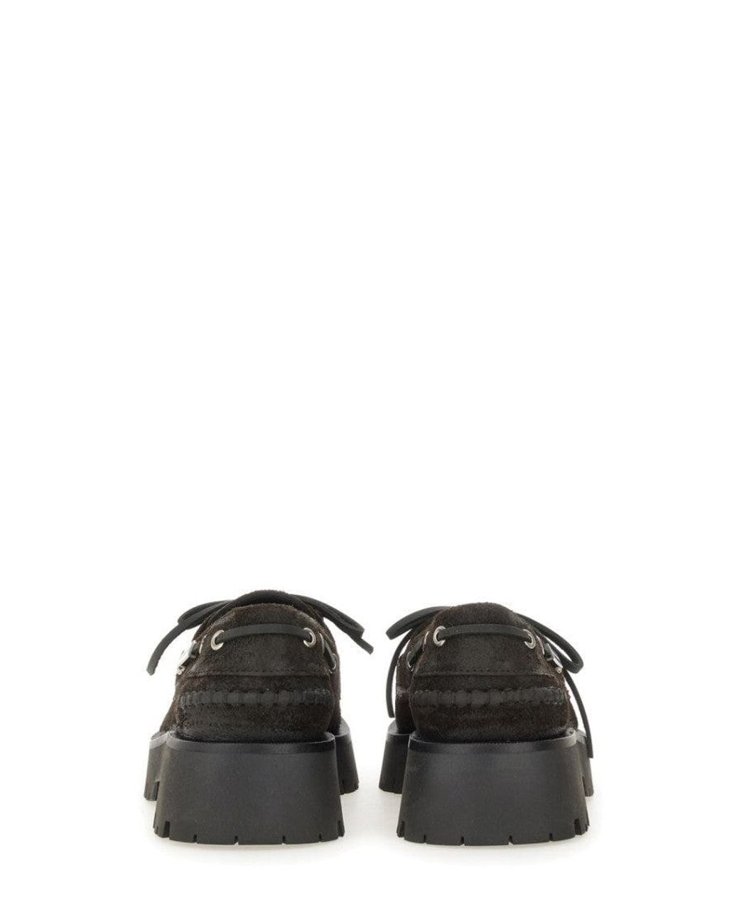 Alexander Wang Black Leather Moccasin Loafers