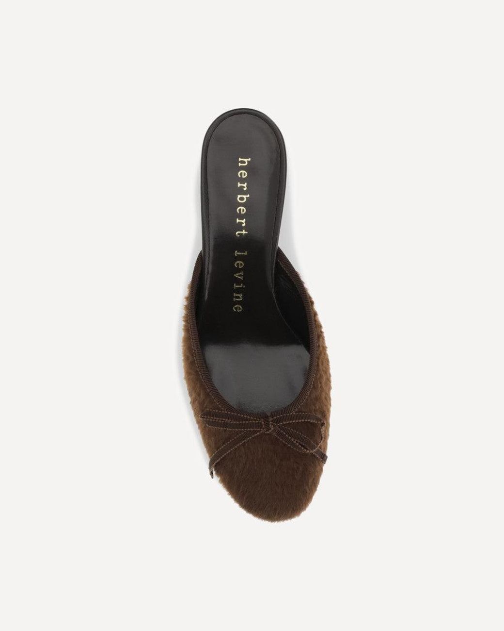 Herbert Levine White Slip-On Mules