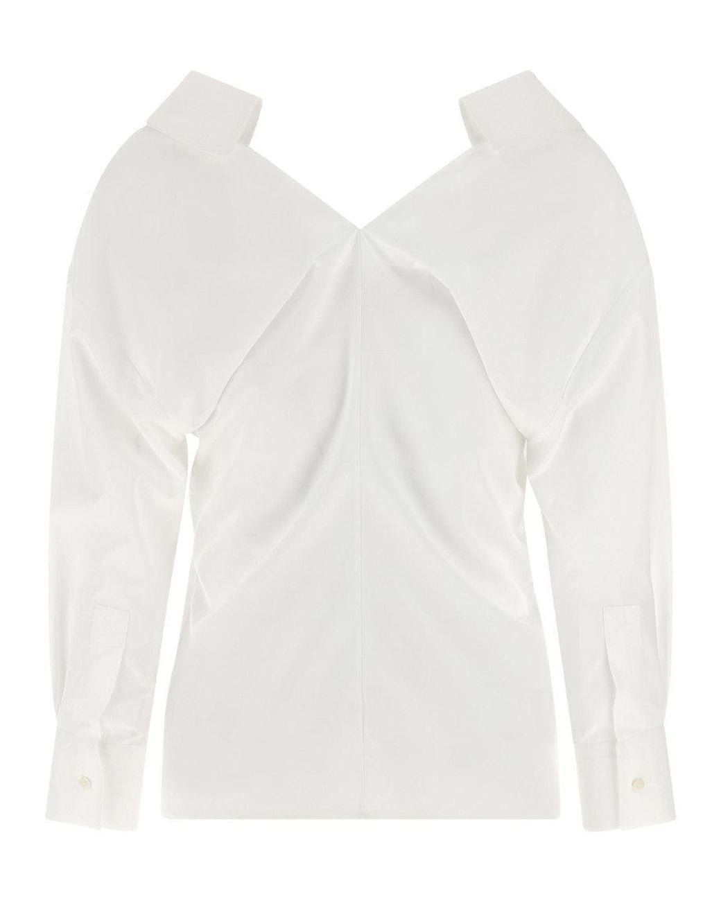 Givenchy White Slim Solid Shirt