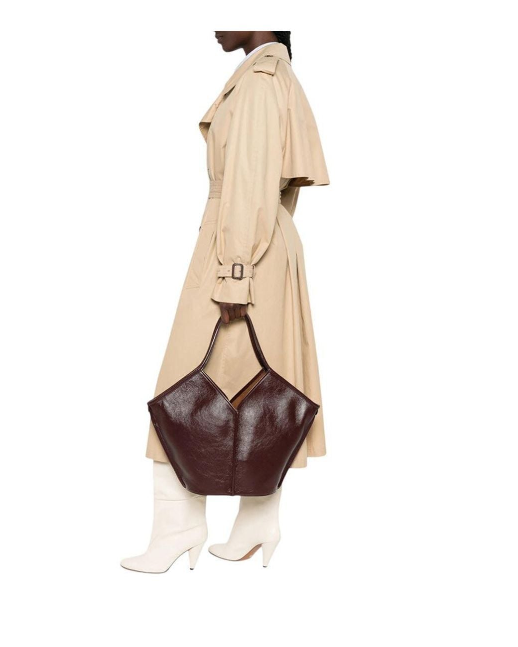Hereu Brown Calella Large Tote