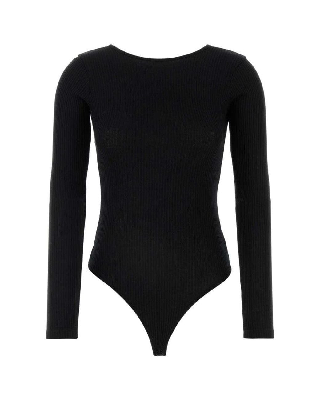 Agolde Black Bridget Bodysuit