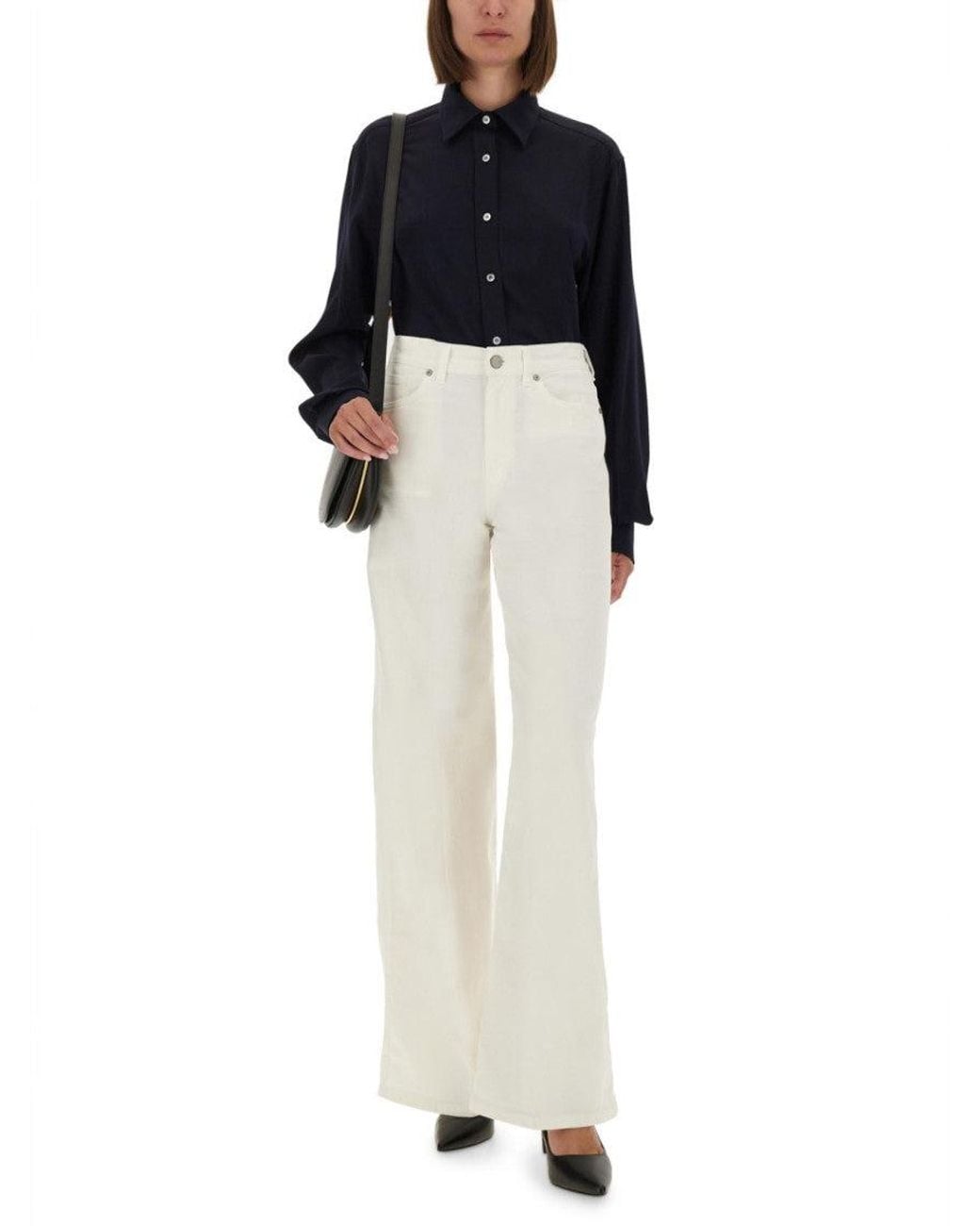 Moschino Blue Regular Solid Shirt