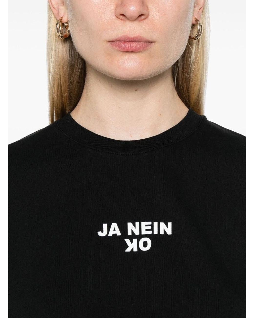 MERYLL ROGGE Black Logo-Print T-Shirt