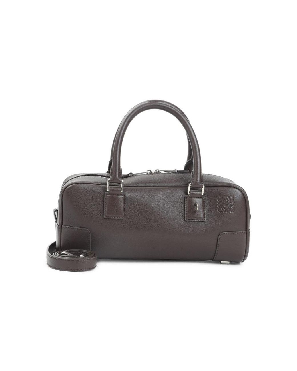 Loewe Gray Dark Amazona 23 Satchel