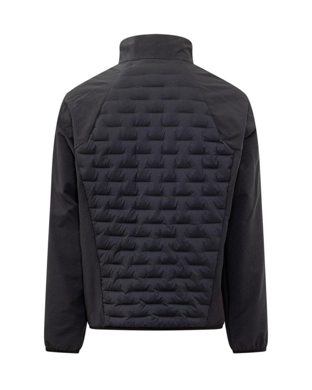 Boss Black Quilted Zipper Jacket for men