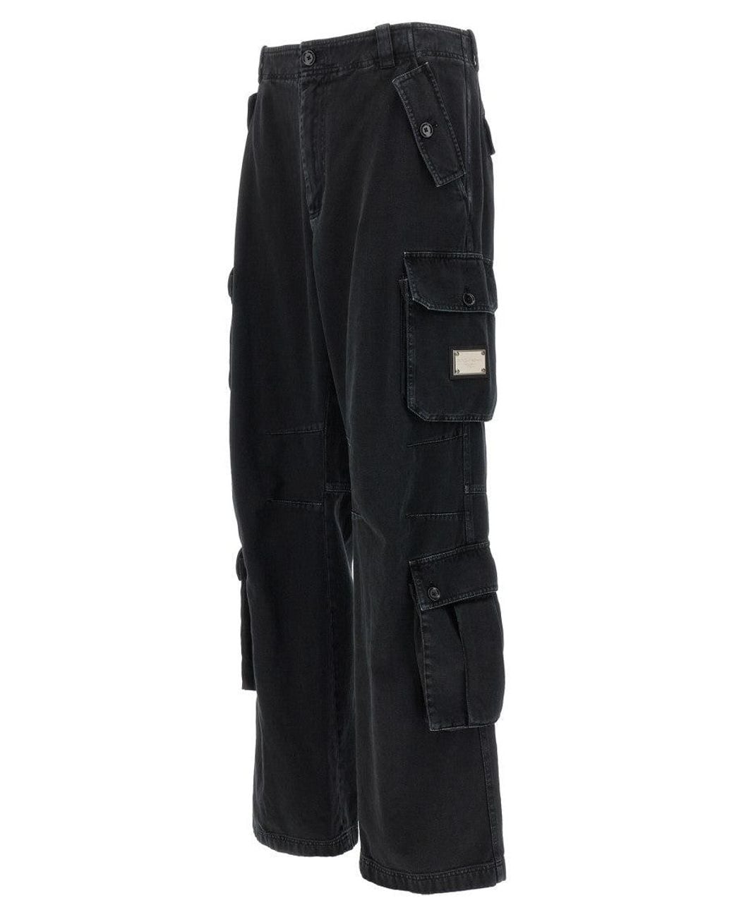 Dolce & Gabbana Blue Regular Cargo Pants for men