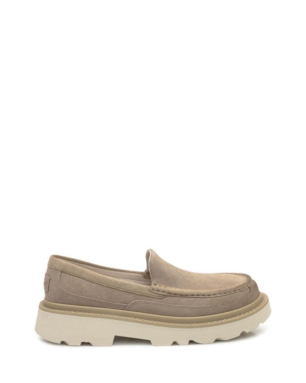 Ugg Gray Solid Chunky Loafers for men