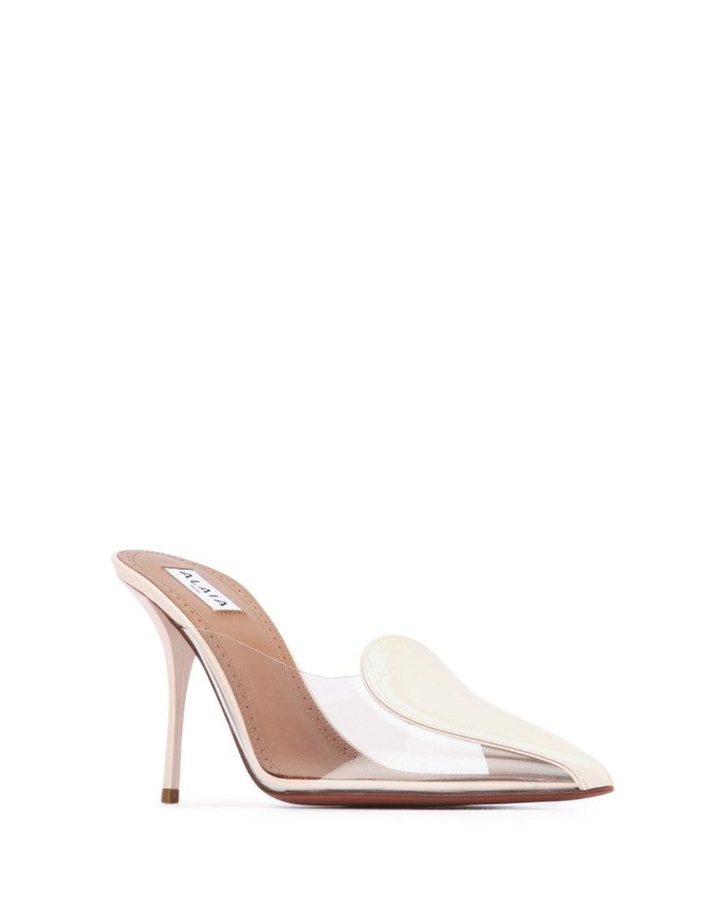 Alaïa Pink Transparent Pumps