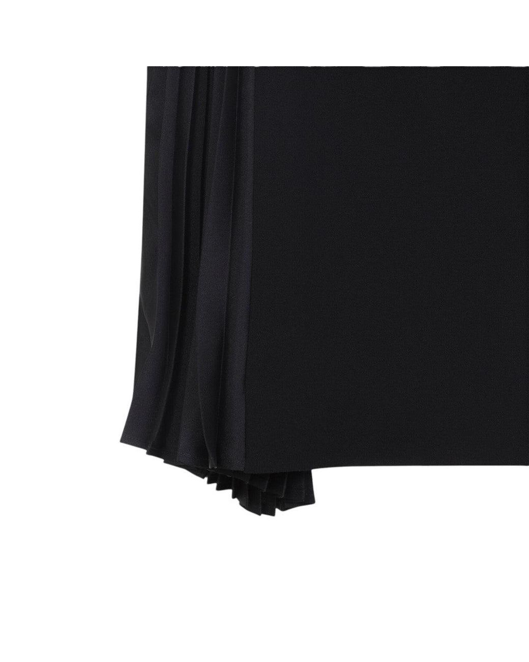 Jil Sander Black Midi Skirt