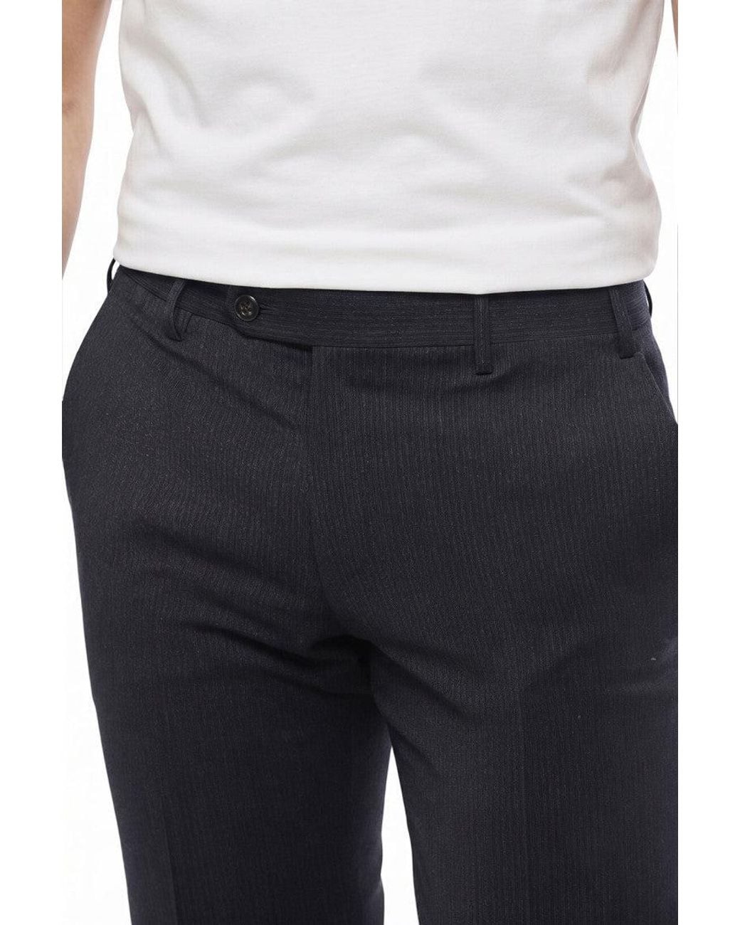 Corneliani Blue Slim Pants for men