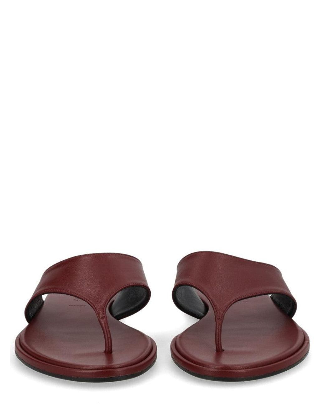 Aeyde Brown Slip On Slippers
