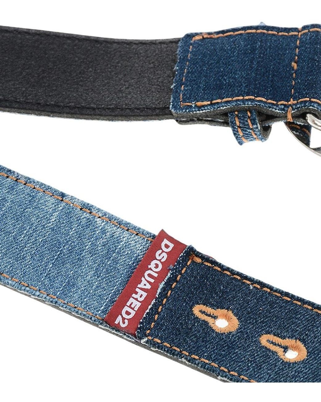 DSquared² Black Logo Buckle Belt