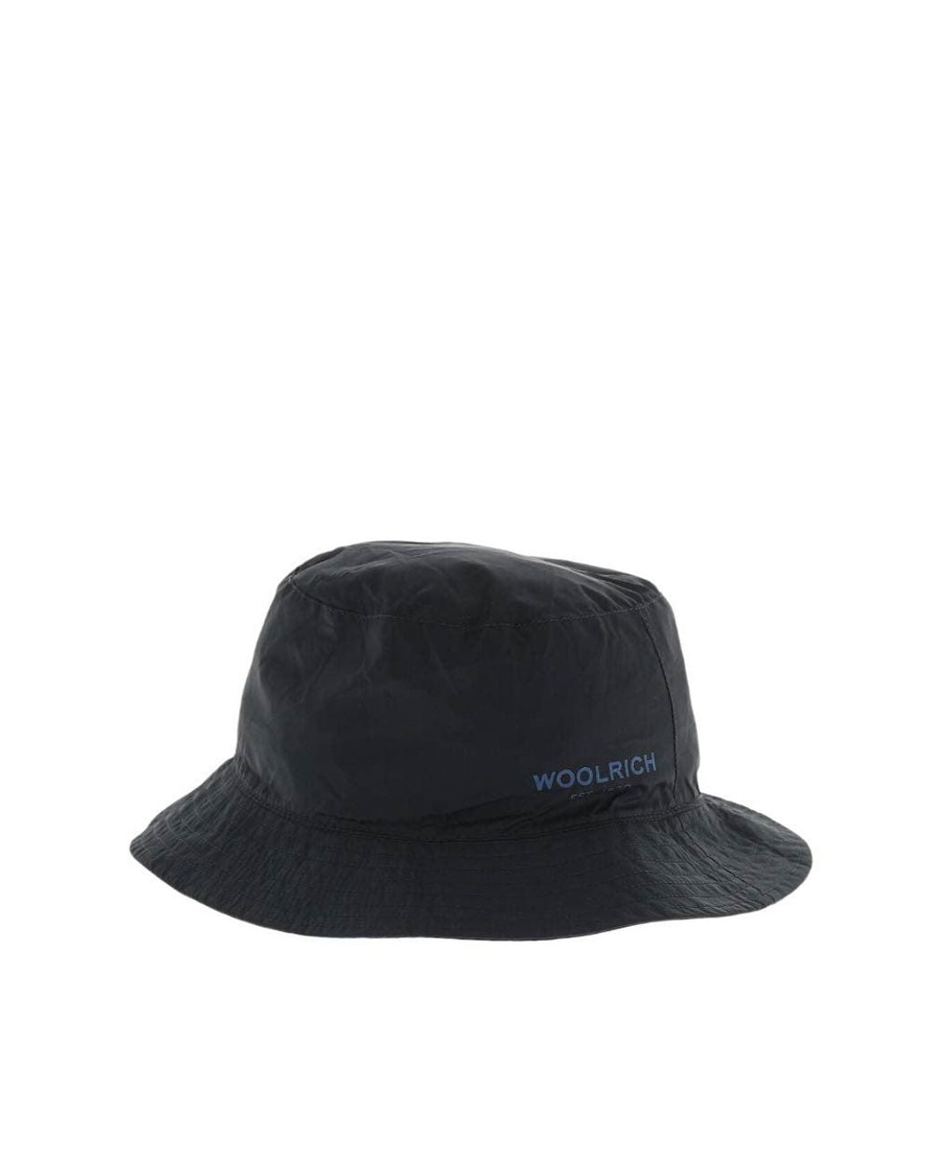 Woolrich Blue Camouflage Bucket Hat for men