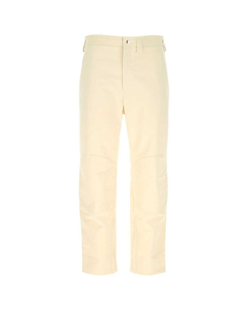 Jil Sander Natural Ivory Cotton Pant for men