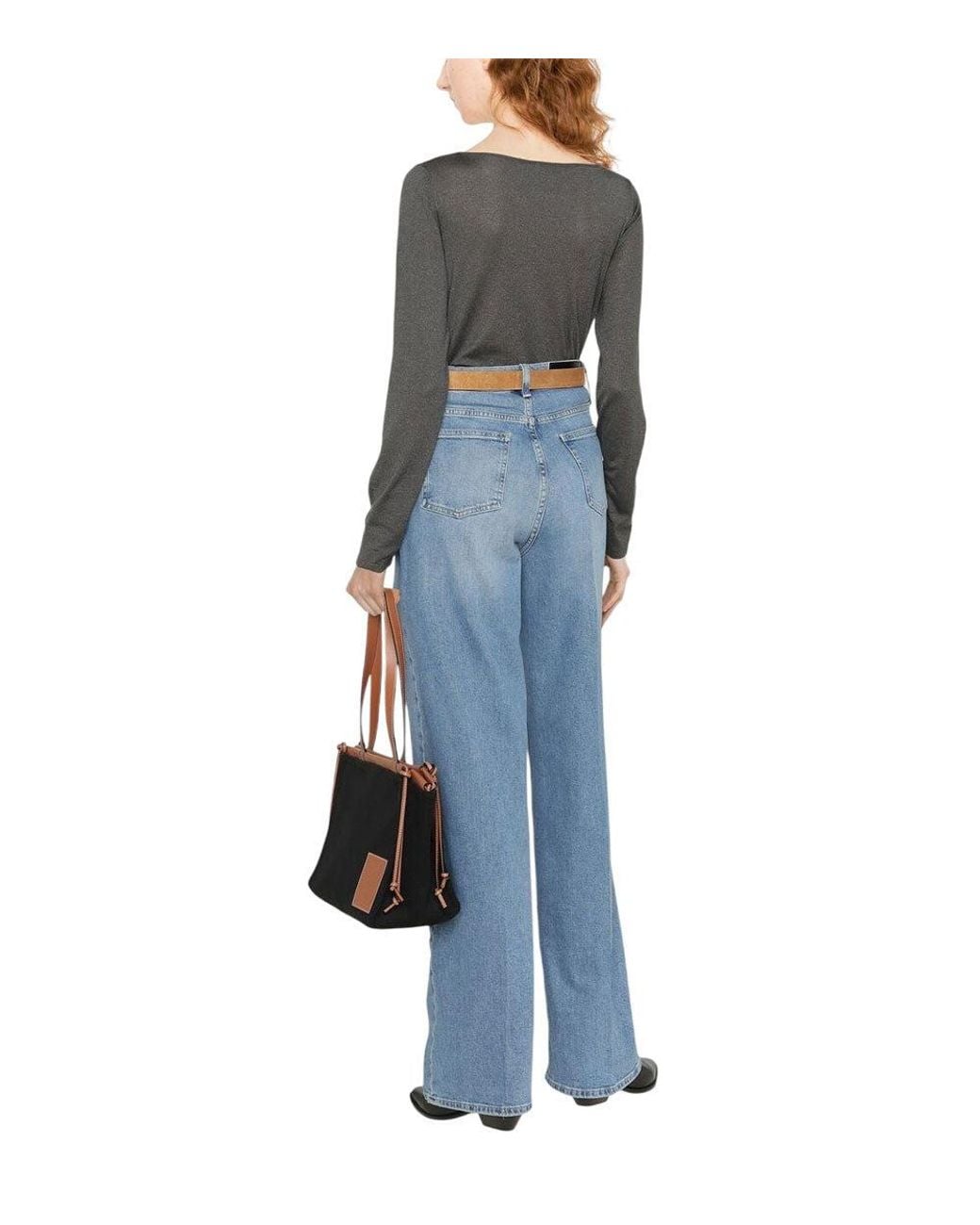 Brunello Cucinelli Gray Boat Neck Sweater