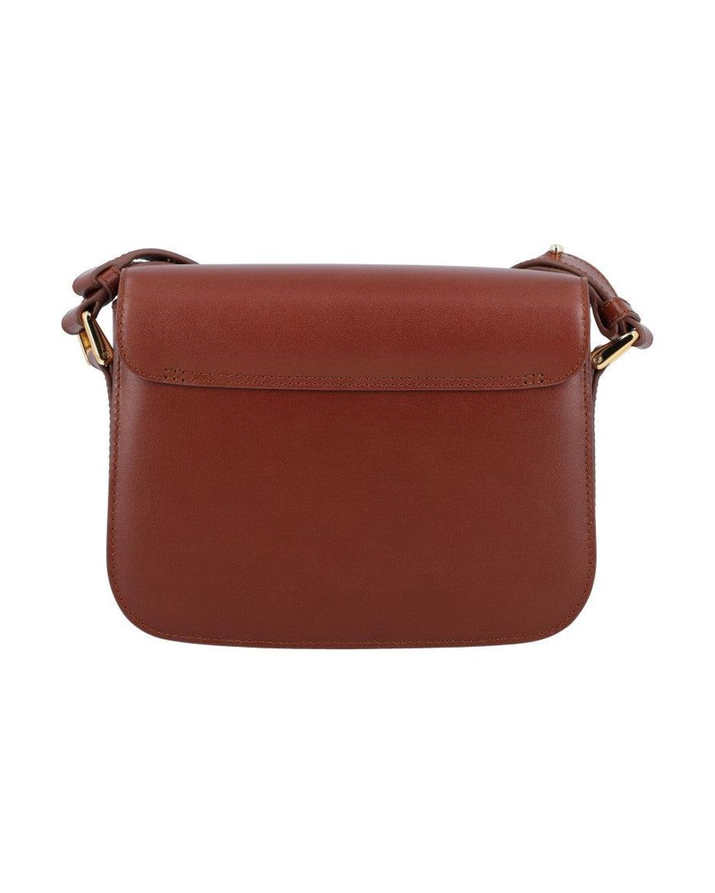 A.P.C. Brown Grace Small Crossbody Bag