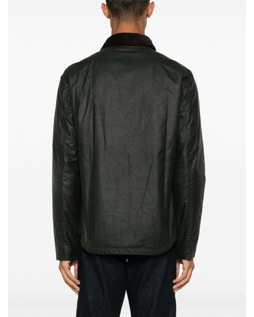 Barbour Black Dark Waxed Jacket for men