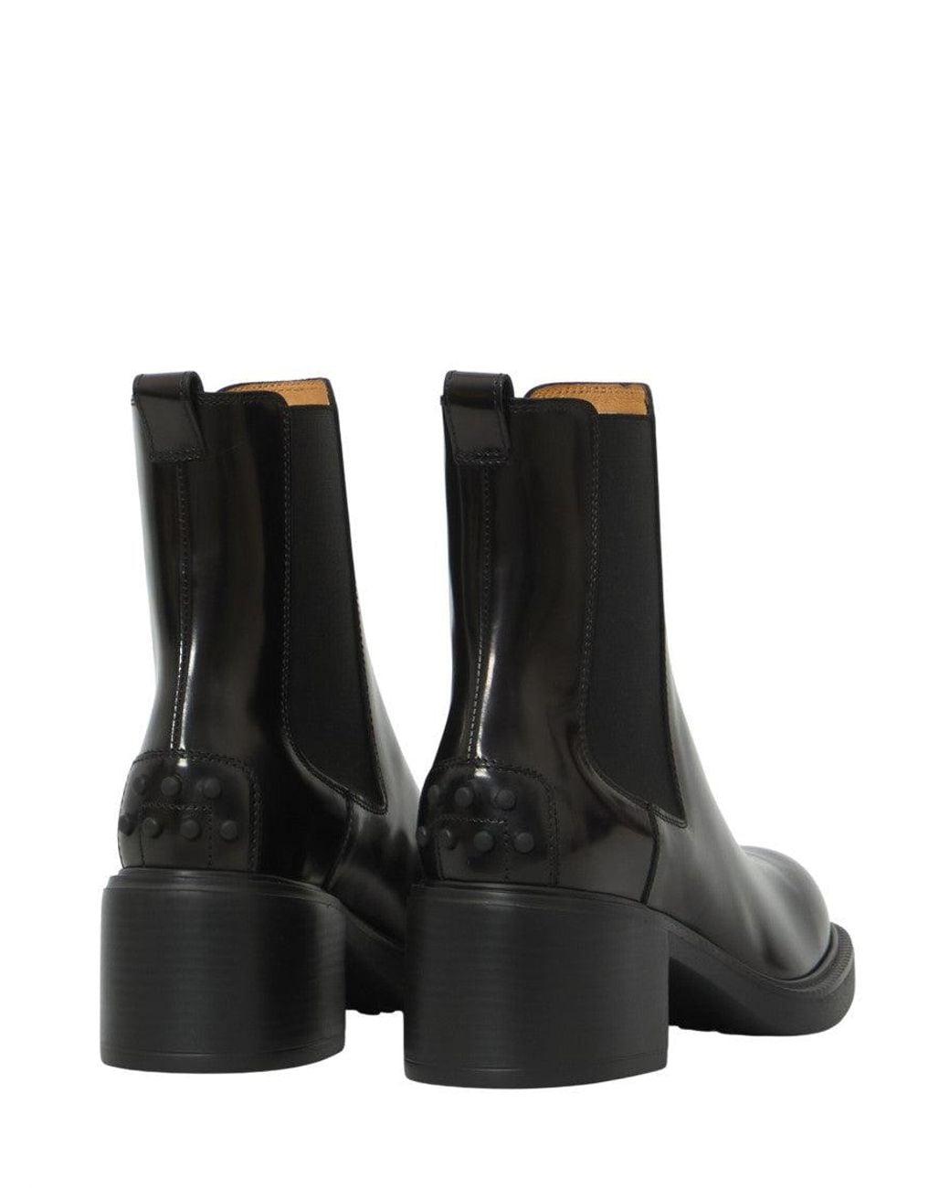 Tod's Black Leather Ankle Boots