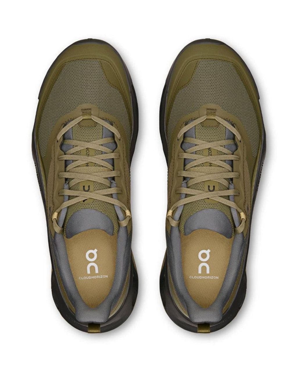 On Shoes Green Color Block Sneakers for men