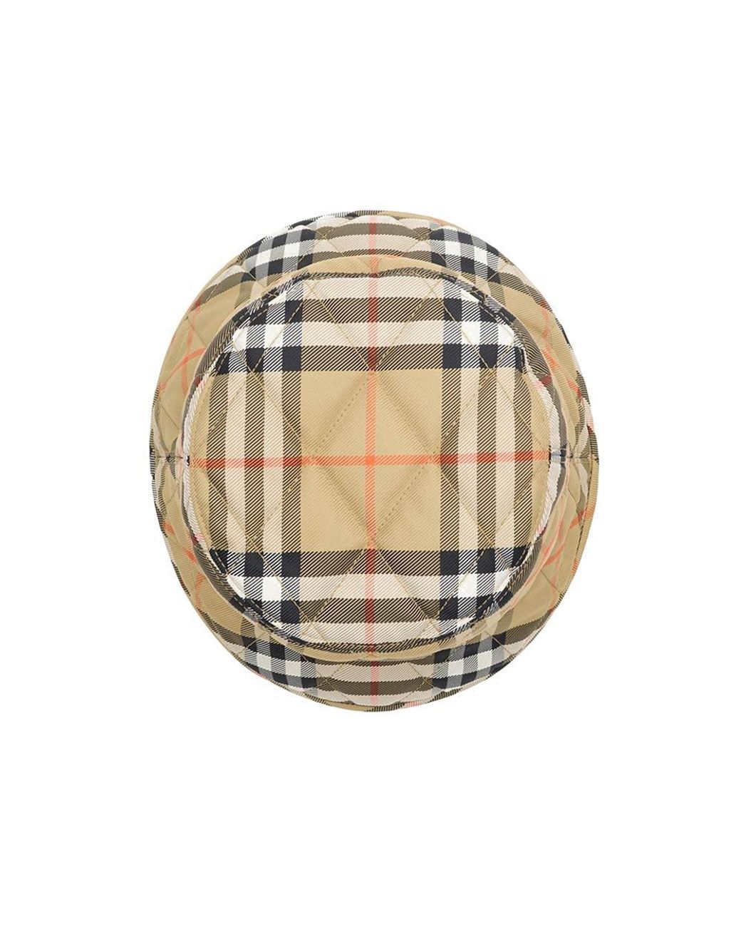 Burberry Natural Check Bucket Hat