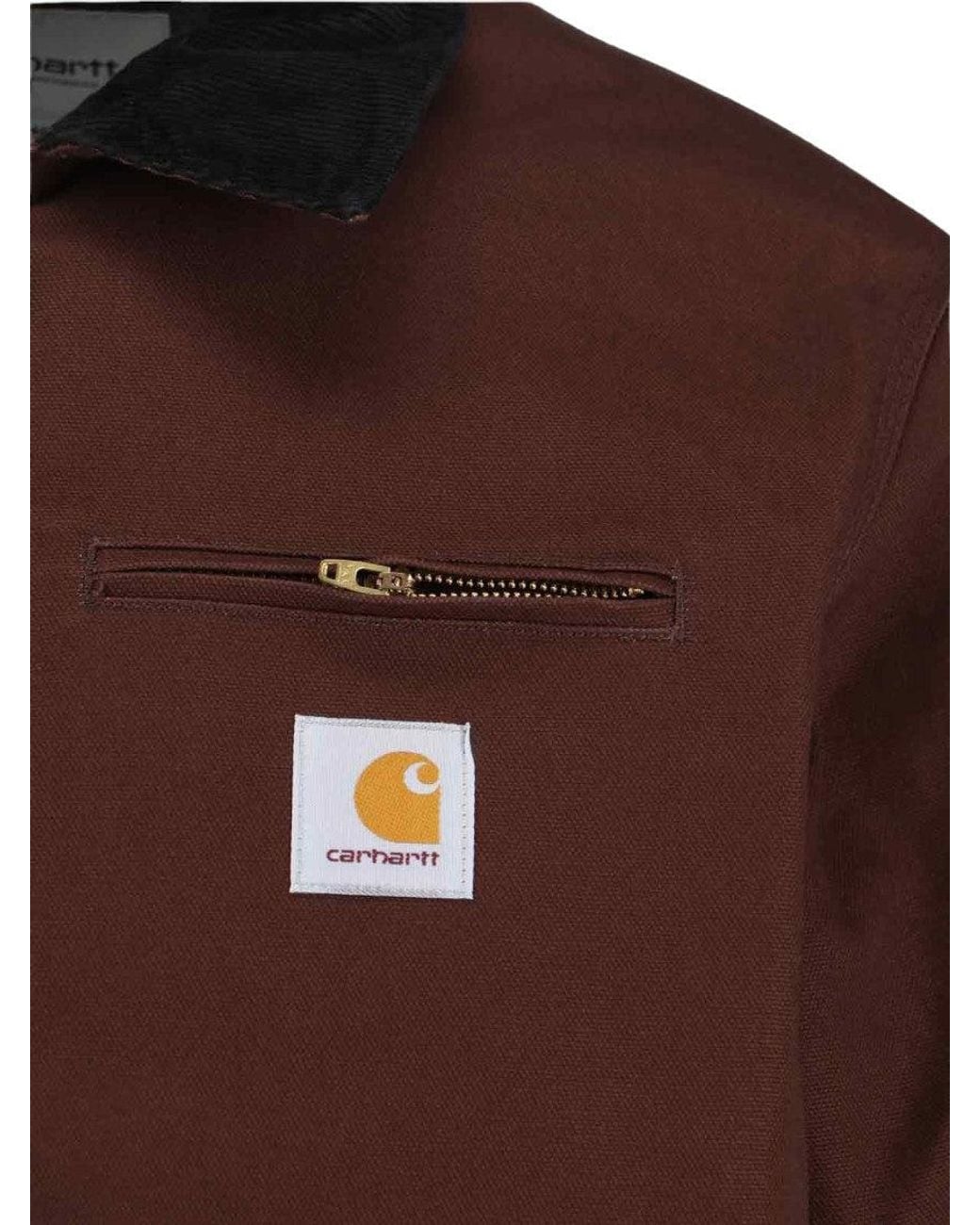 Carhartt Brown Regular Logo Jacket for men