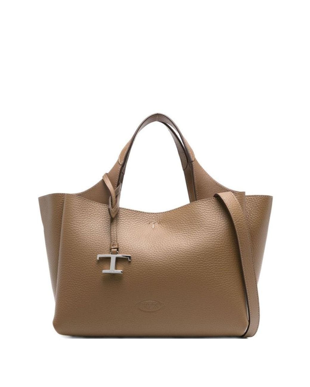 Tod's Brown T-Detail Tote
