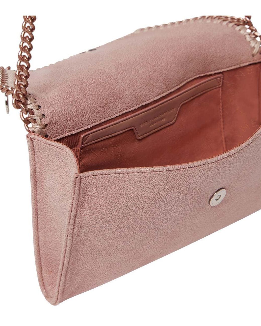 Stella McCartney Pink Falabella Small Crossbody Bag