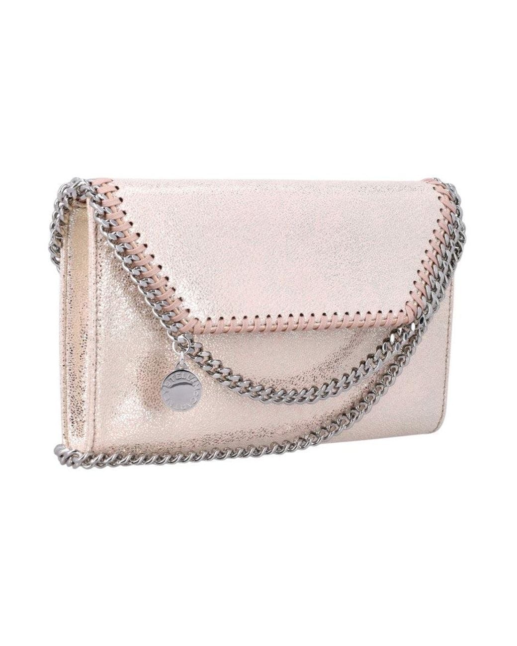 Stella McCartney Pink Light Falabella Small Crossbody Bag