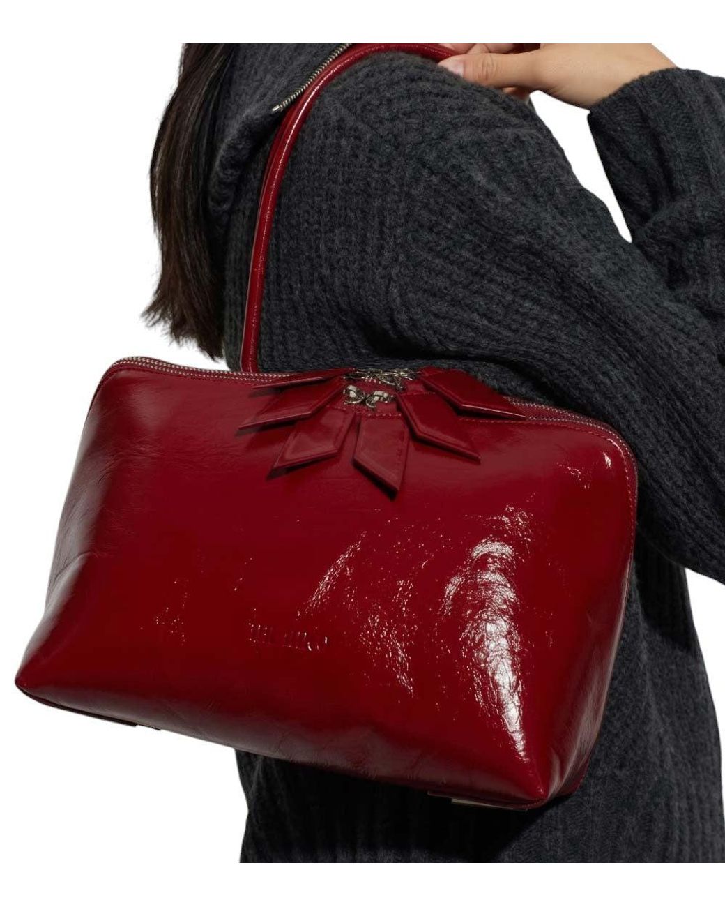 The Attico Red L' Altra Di Milano Large Shoulder Bag