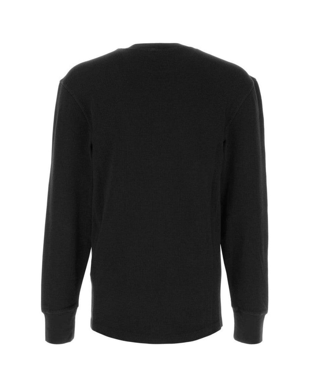 Entire studios Black Crew Neck T-Shirt for men