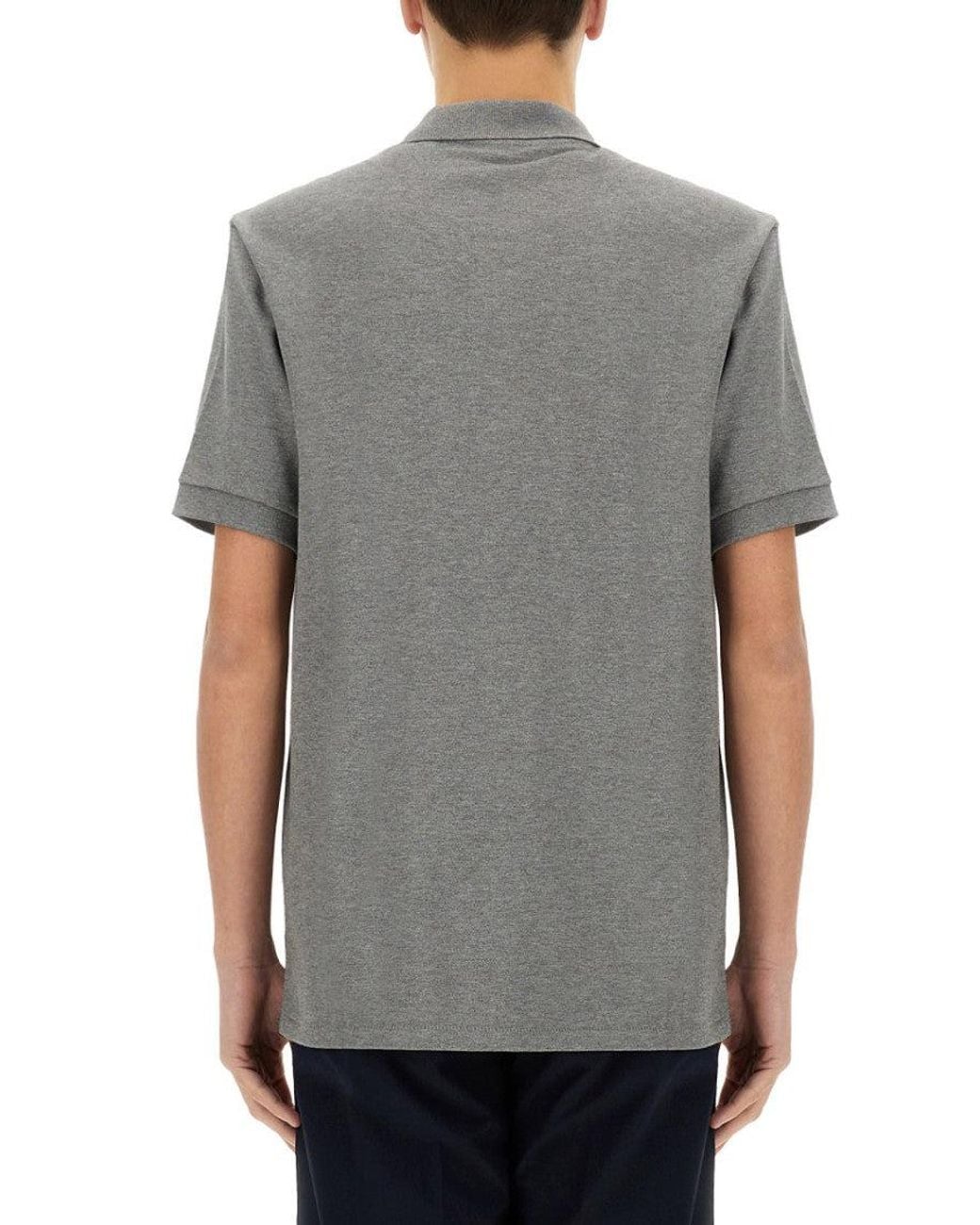 Paul Smith Gray Shirt Collar Polo for men