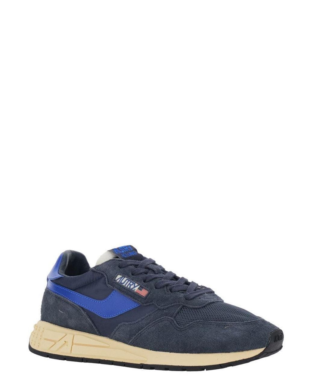 Autry Blue Reelwind Logo Sneakers for men