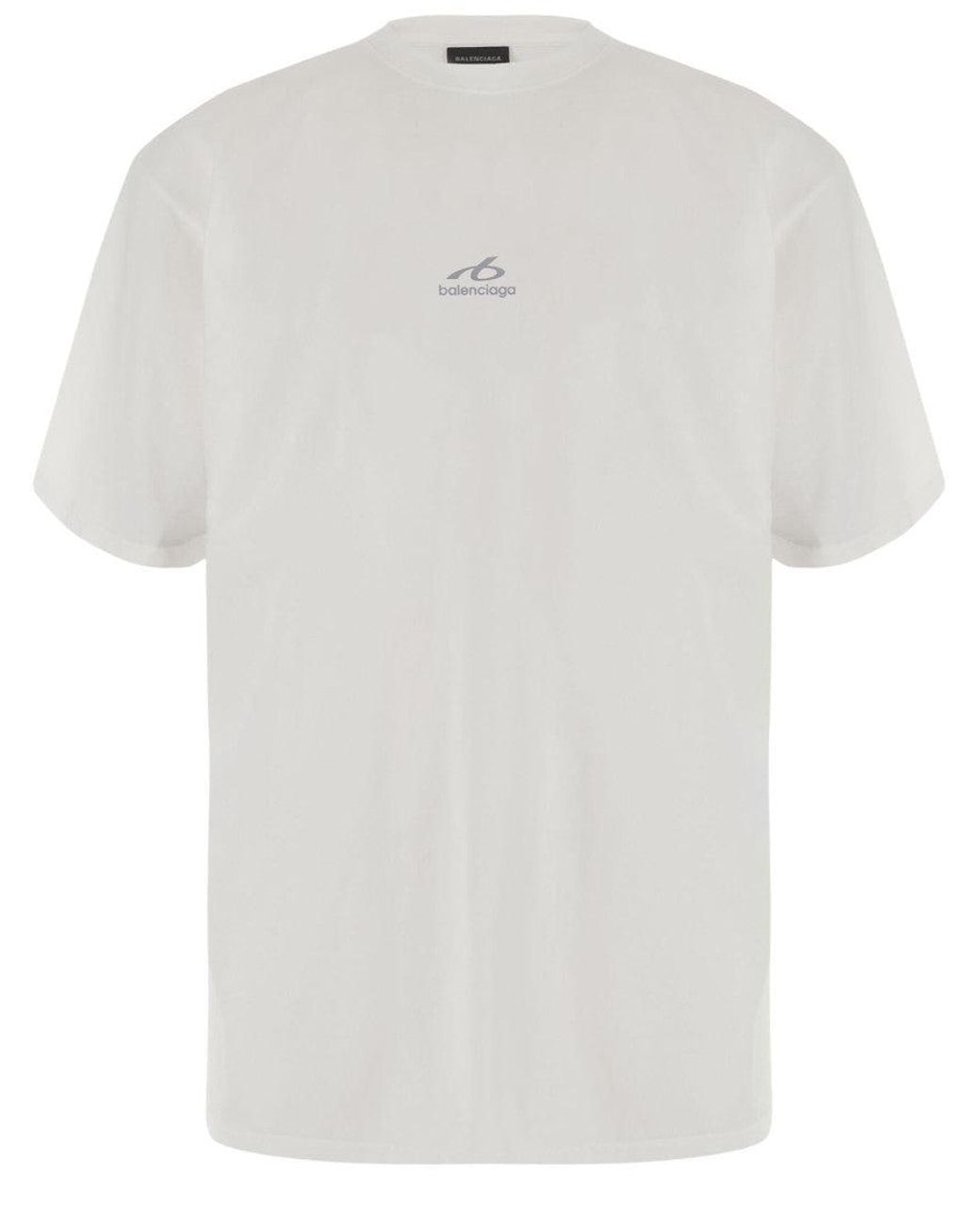 Balenciaga White T-Shirt Bodies Cotton for men