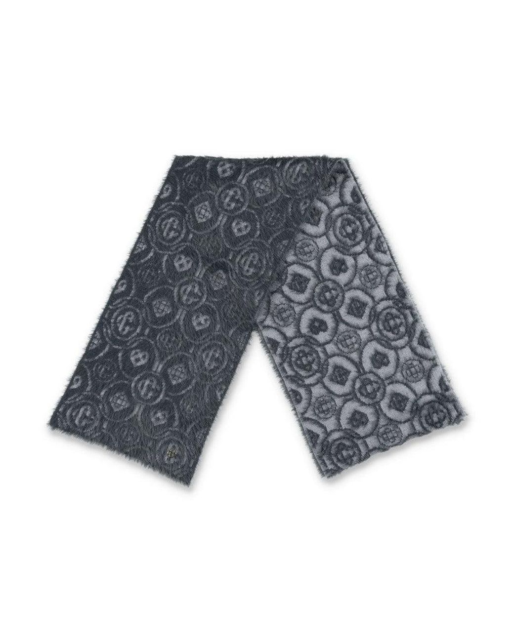 Casablanca Gray Monogram Scarf for men
