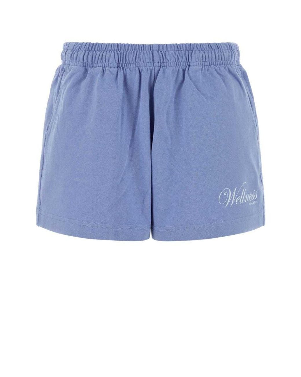 Sporty & Rich Blue Light Logo Short